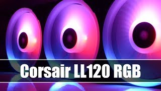 Corsair LL120 RGB - RGB Effekt-Demo der Lüfter