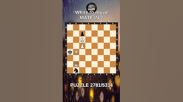 Chess puzzle series 🧩2781/5334 #chess #puzzle #learnchesstactics #magnuscarlsen #polgar #chessbooks