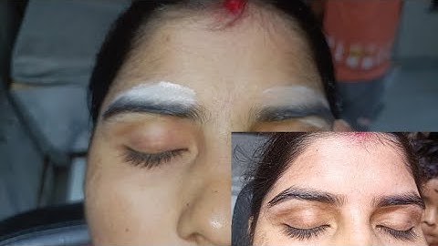 Perfect Arch shape eyebrow threading tutorial | आर्क शेप आईब्रो कैसे बनाये | Trending Tutorial #fyp