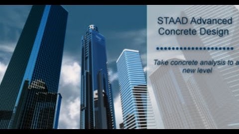 STAAD Advanced Concrete Design