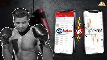 Fyers App Vs Kotak Stock Trader App | Speed, Features, User Experience