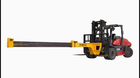 Forklift Attachment Beam for Glass Loading Offloading