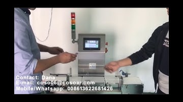 COSO CW150 High Speed and Accuracy Checkweigher with Rejector