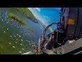 Amazing Flying the RAF Eurofighter Typhoon Through the Mach Loop at Low Level over UK. Cockpit View.