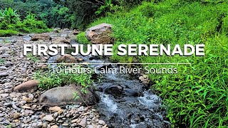 First June serenade of great flowing river, Start eliminate bad memories, Fill it up with goodness