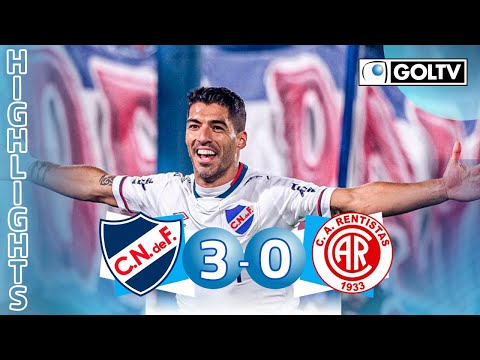 Nacional 3 - 0 Rentistas | GOLES | Primera División de Uruguay