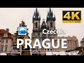 PRAGUE - Christmas markets, Czech Republic - 4K