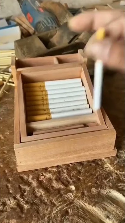 Ide Kreatif Membuat Tempat Rokok dari Kayu || Friendships #shorts #diy #crafts