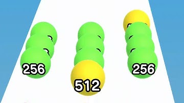 Ball Run 2048 Real Merge ! All Levels Gameplay (995-1000) android,ios