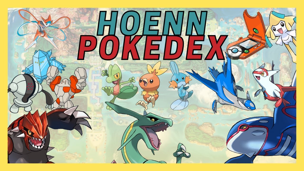 Completed my hoenn Pokédex!