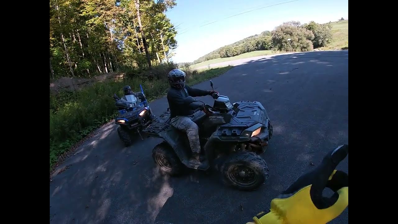 ATV RIDING TUGHILL NEAR BARNES CORNERS