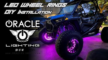 ORACLE Lighting LED Wheel Ring Installation- Polaris RZR Turbo / UTV & SXS vehicles. Part# 4250-334