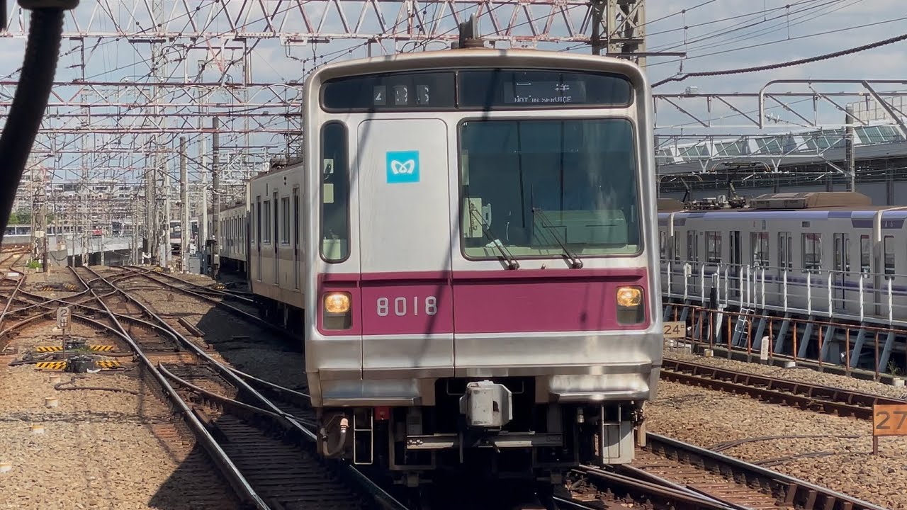 4K高画質】【8118F 廃車回送（鷺沼→北館林）】営団8000系8118編成が