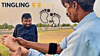 ASMR FEET & LEG CARE MASSAGE MEN FOR TINGLING & PAIN RELIEF | FOOT REFLEXOLOGY ASMR | LEGS MASSAGE
