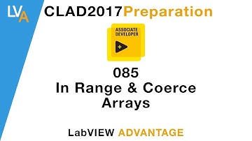 LabVIEW CLAD 085 In Range and Coerce Arrays