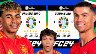 ¡JUGADORES QUE JUEGAN SU PRIMERA EURO vs JUGADORES QUE JUEGAN SU ULTIMA en FIFA!