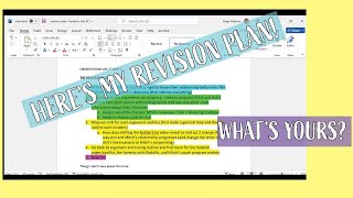 How to Revise Your Screenplay (planning your first revision)