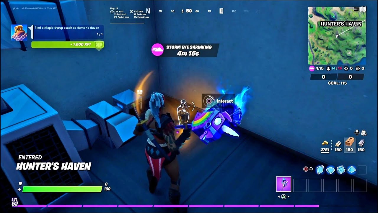 Fortnite - Find Maple Syrup Stash At Hunters Haven Location Guide