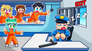 ESCAPING PRISON In Roblox Build Your Escape!