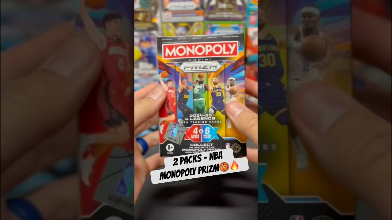 2 Packs of NBA Panini Monopoly Prizm 🏀 Friday Rip!