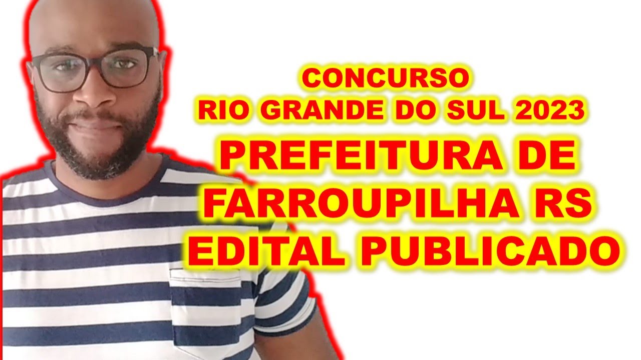 Concurso Rio Grande do Sul 2023 sai edital com mais de 100 vagas da