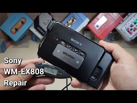 Sony WM-EX808 Repair Cassette Player Walkman - YouTube