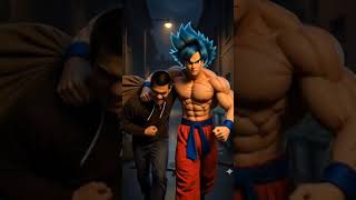 #Goku #fight 1 #thieves and by #one #phone #for her #mother