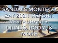 Sandals Montego Bay 2021!  Resort, Food, Drinks, Room & More!