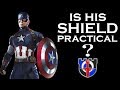 Is Captain America's shield an effective weapon by itself?
