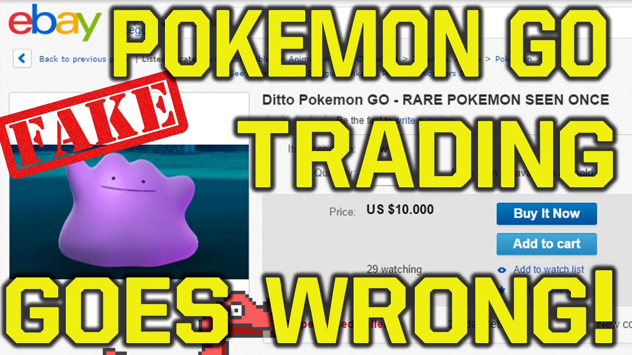 Pokemon go trades not for sale.just trading, Video Gaming, Video