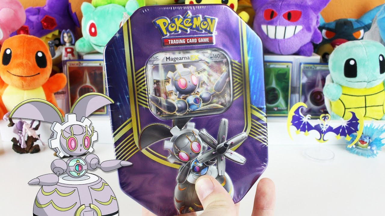 Opening a Magearna Battle Heart Tin! | Pokemon Cards