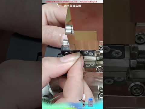 Precision Resistance Spot Welder for Linear PT100 Platinum Resistance Temperature Sensor Lead
