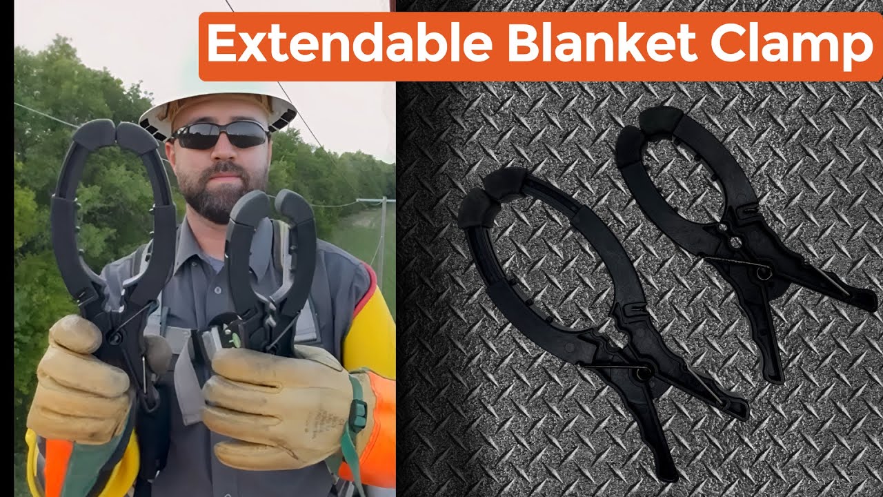 Extendable Blanket Clamp — Line Work Bucket Products
