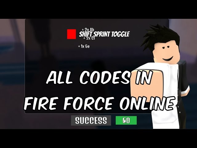 NEW* FIRE FORCE ONLINE *CODES* & SECRET CODES ON ROBLOX