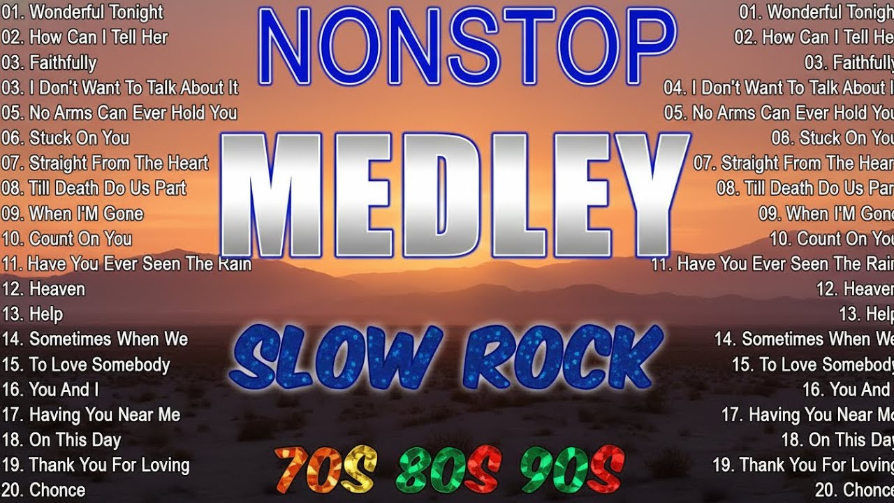 Slow Rock Love Songs Nonstop 💖 Best Rock Ballads 70s 80s 90s 💕 Ultimate ...