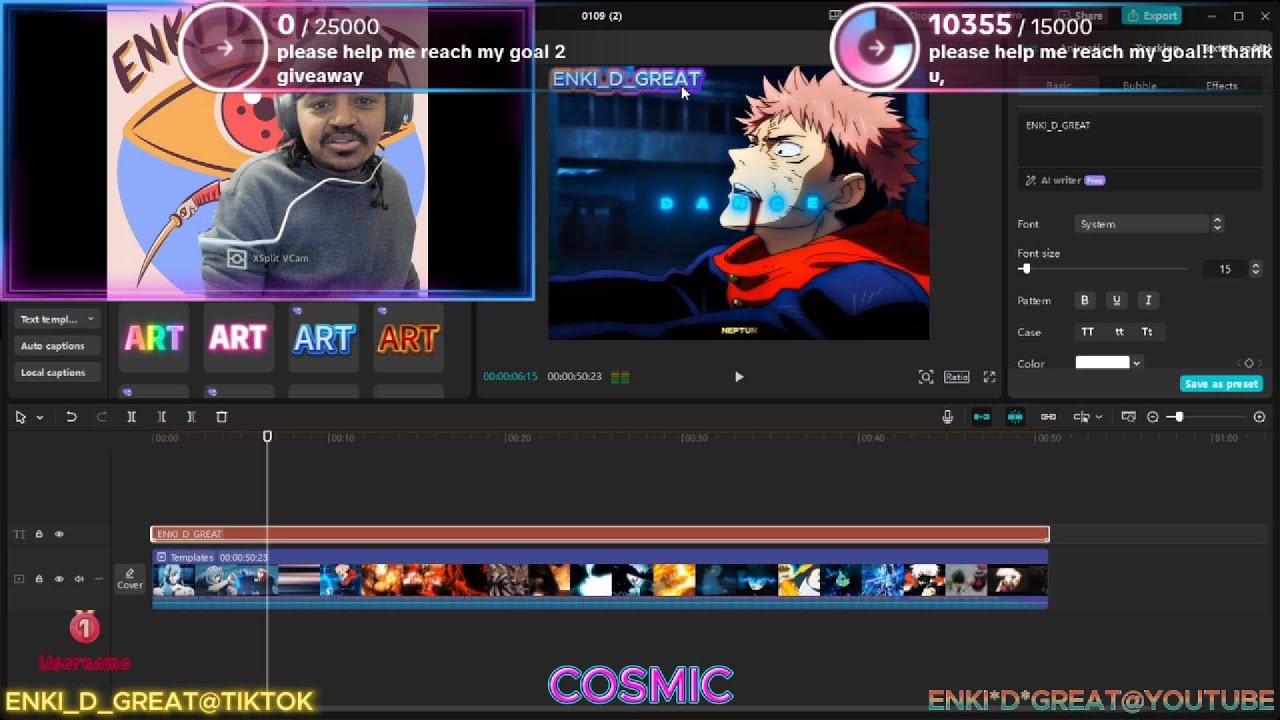 CAPCUT INTRODUCTION i will be teaching people how to use this app capcut and streamlabs app 