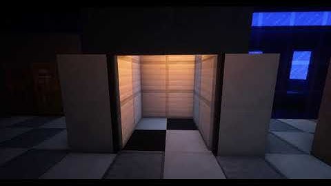 Minecraft Elevator (Little Tiles v1.5 mod)