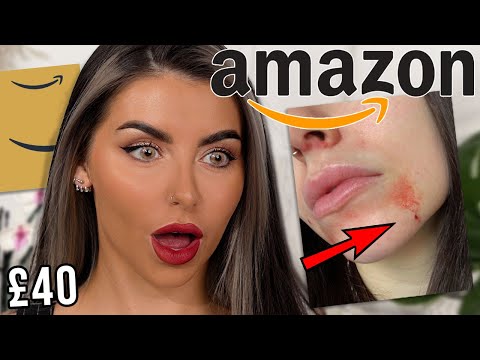 Trying CRAZY CHEAP Amazon makeup kits (the last one burnt my skin 😀)