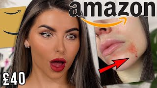 Trying CRAZY CHEAP Amazon makeup kits (the last one burnt my skin 😀)