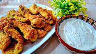 картинка: Панирани хапки БЕЗ пържене и БЕЗ брашно! Здравословно меню за целия ден 🍗🔥