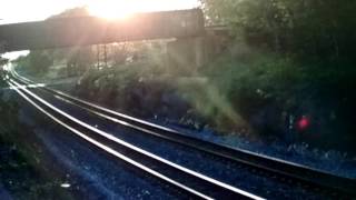 2 CSX emd sd40-3 engine's on a freight train in Shenandoah junction