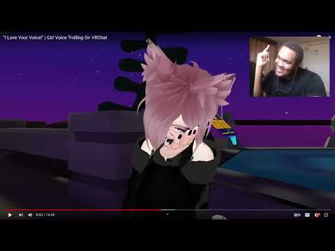 this loving this too much ("I Love Your Voice!" | Girl Voice Trolling On VRChat by DRUEW) reaction