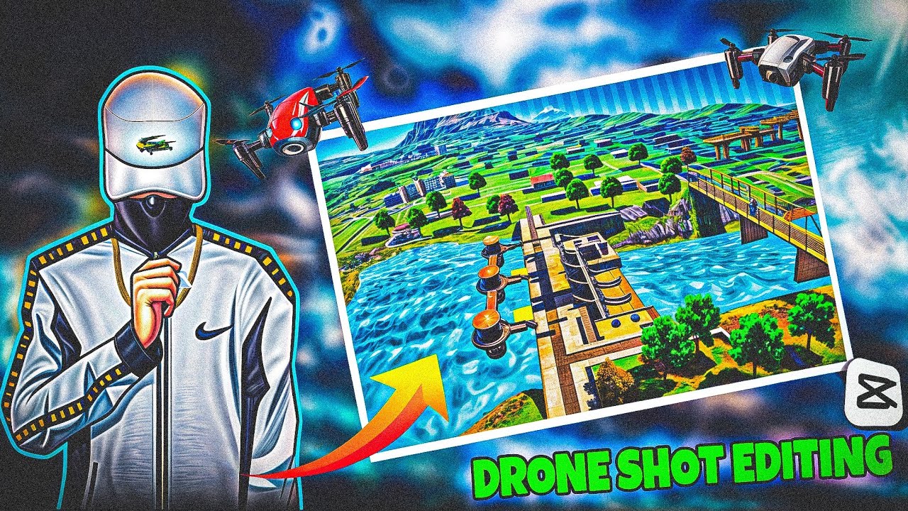Free Fire Drone Shot Video Editing Tutorial || How To Make Drone View ...