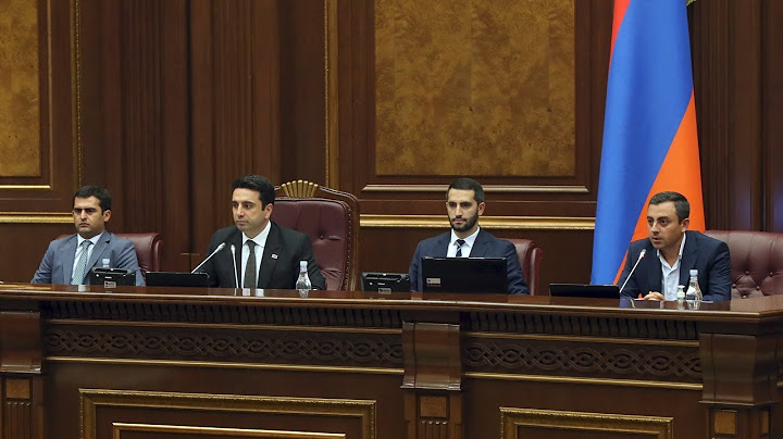 Ազգային ժողովի նիստը․ ՈՒՂԻՂ