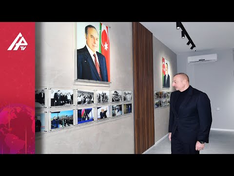 Prezident Şəki Şəhər İcra Hakimiyyətinin yeni inzibati binası ilə tanış olub - APA TV