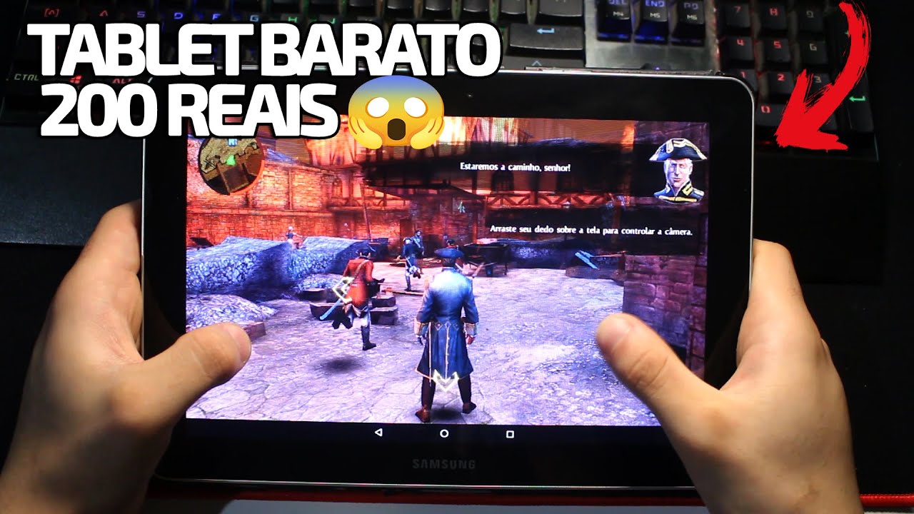 Tablet Gamer de 200 reais 😱 - YouTube