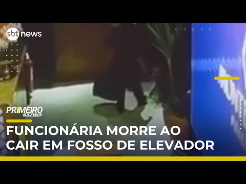 Video funcionaria-morre-ao-cair-no-fosso-de-elevador-em-clube-de-poker-em-sp-primeiro-impacto