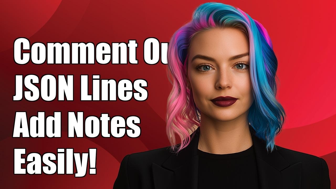 comment out lines in simple json to put some description - YouTube