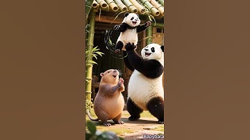 Capy cứu gấu nhỏ từ thùng rác hành trình ấm áp #capybaralife  #ai  #capybarasong #capybara #review