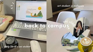 back to school vlog 🏫 on campus, mmu cyberjaya, multimedia art screenshot 4
